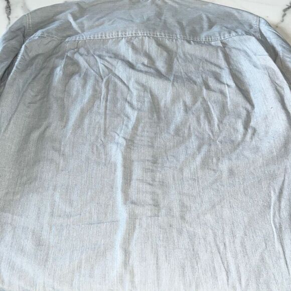 Life Khaki Slim Fit Double Pocket Button Front Shirt Mens M - Picture 5 of 10